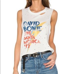 Daydreamer David Bowie distressed concert tank